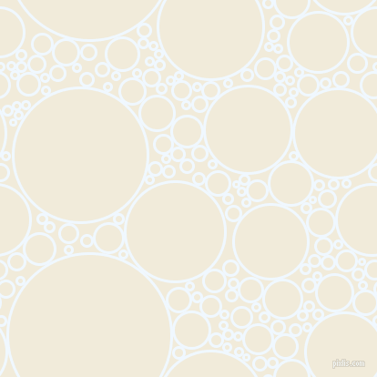 bubbles, circles, sponge, big, medium, small, 3 pixel line width, Alice Blue and Buttery White circles bubbles sponge soap seamless tileable