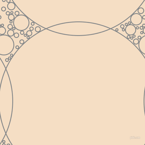 bubbles, circles, sponge, big, medium, small, 3 pixel line width, Aluminium and Sazerac circles bubbles sponge soap seamless tileable