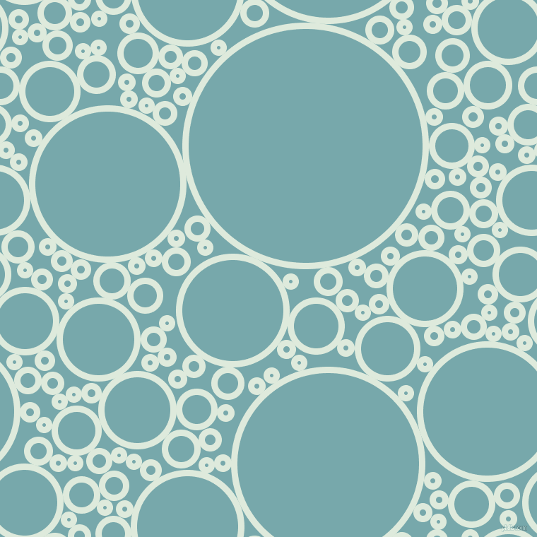 bubbles, circles, sponge, big, medium, small, 9 pixel line width, Apple Green and Neptune circles bubbles sponge soap seamless tileable