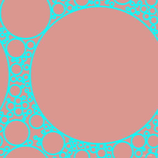 bubbles, circles, sponge, big, medium, small, 5 pixel line width, Aqua and Petite Orchid circles bubbles sponge soap seamless tileable