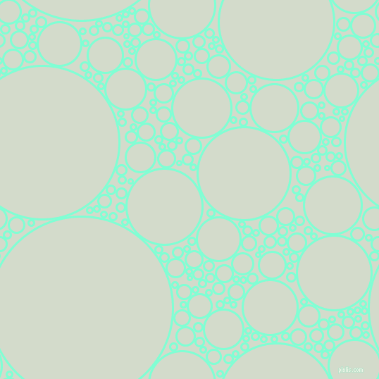 bubbles, circles, sponge, big, medium, small, 3 pixel line width, Aquamarine and Ottoman circles bubbles sponge soap seamless tileable