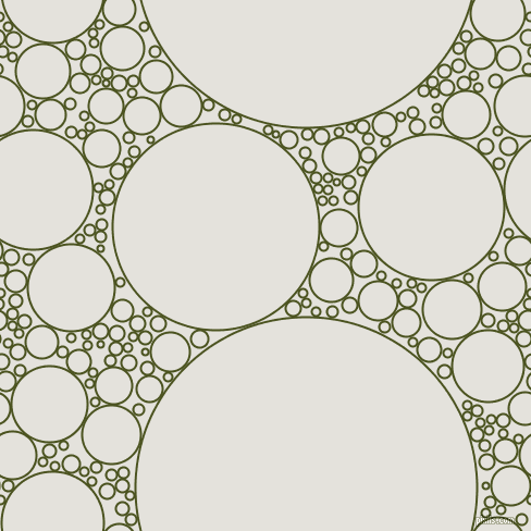 bubbles, circles, sponge, big, medium, small, 2 pixel line width, Army green and Wan White circles bubbles sponge soap seamless tileable
