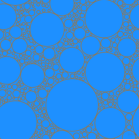 bubbles, circles, sponge, big, medium, small, 3 pixel line width, Arrowtown and Dodger Blue circles bubbles sponge soap seamless tileable