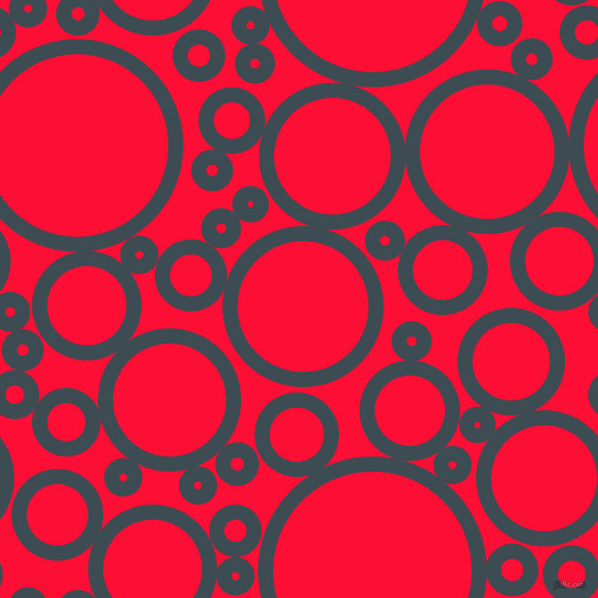 bubbles, circles, sponge, big, medium, small, 17 pixel line width, Atomic and Torch Red circles bubbles sponge soap seamless tileable