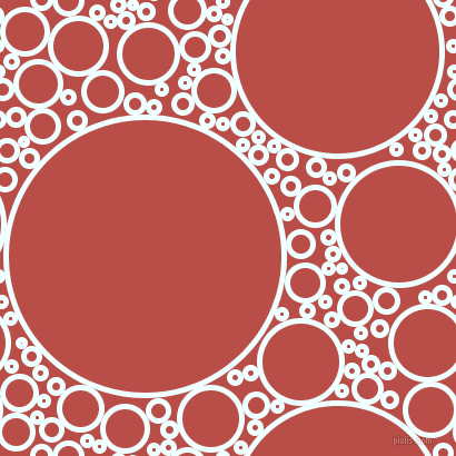bubbles, circles, sponge, big, medium, small, 5 pixel line width, Azure and Chestnut circles bubbles sponge soap seamless tileable