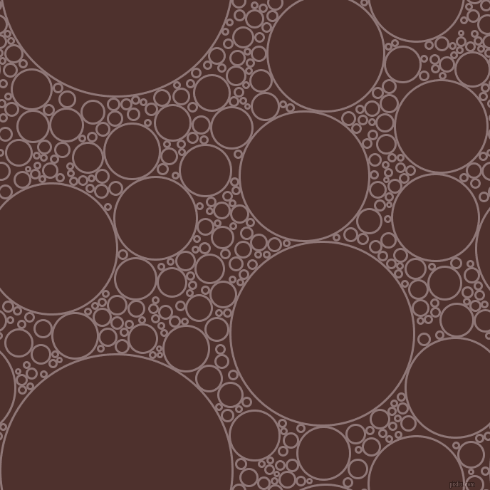 bubbles, circles, sponge, big, medium, small, 3 pixel line width, Bazaar and Espresso circles bubbles sponge soap seamless tileable