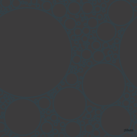 bubbles, circles, sponge, big, medium, small, 5 pixel line width, Big Stone and Fuscous Grey circles bubbles sponge soap seamless tileable