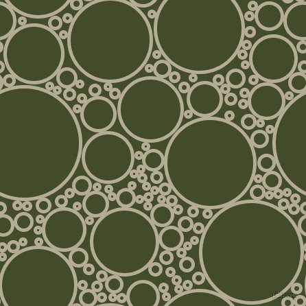 bubbles, circles, sponge, big, medium, small, 5 pixel line width, Bison Hide and Bronzetone circles bubbles sponge soap seamless tileable