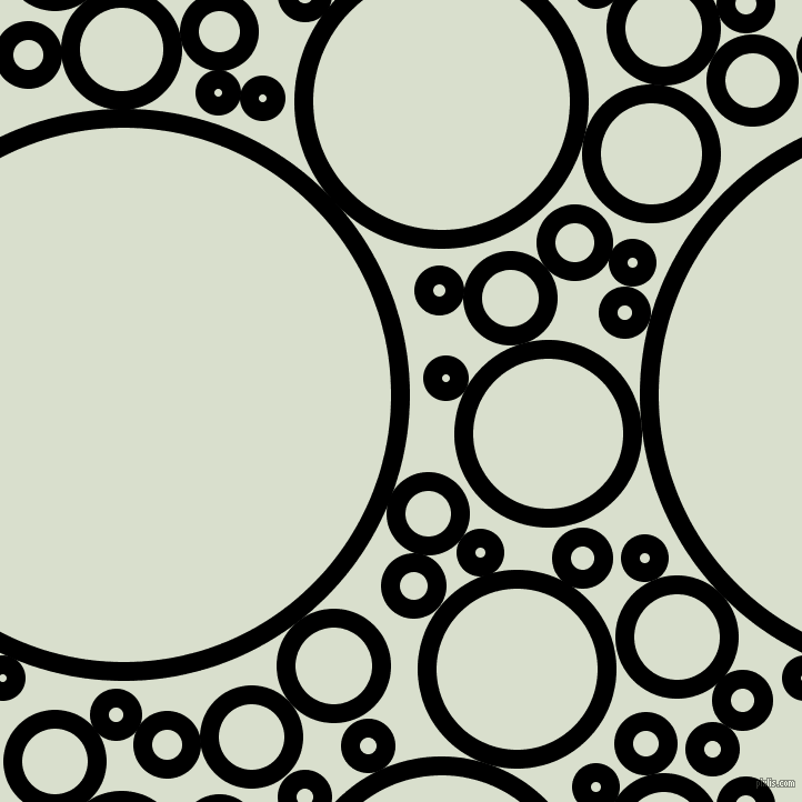 bubbles, circles, sponge, big, medium, small, 17 pixel line width, Black and Gin circles bubbles sponge soap seamless tileable