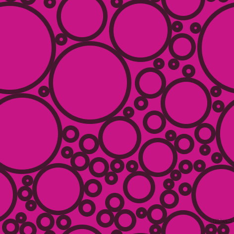bubbles, circles, sponge, big, medium, small, 9 pixel line width, Blackberry and Medium Violet Red circles bubbles sponge soap seamless tileable
