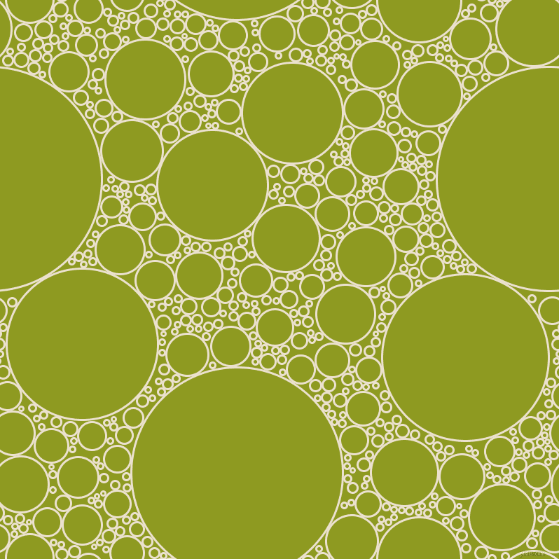 bubbles, circles, sponge, big, medium, small, 3 pixel line width, Bleach White and Citron circles bubbles sponge soap seamless tileable