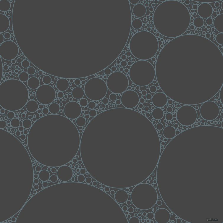 bubbles, circles, sponge, big, medium, small, 2 pixel line widthBlue Bayoux and Charcoal circles bubbles sponge soap seamless tileable