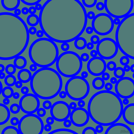 bubbles, circles, sponge, big, medium, small, 9 pixel line width, Blue and Breaker Bay circles bubbles sponge soap seamless tileable