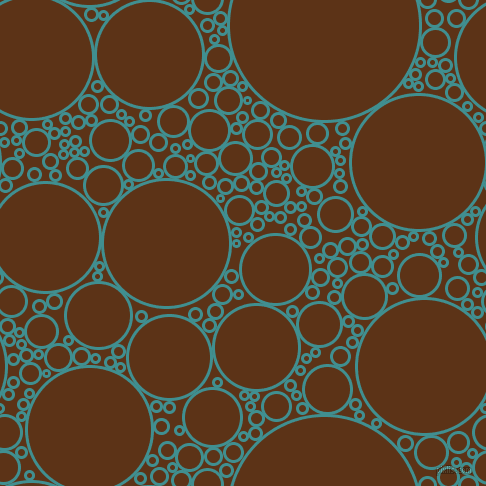 bubbles, circles, sponge, big, medium, small, 3 pixel line width, Blue Chill and Baker