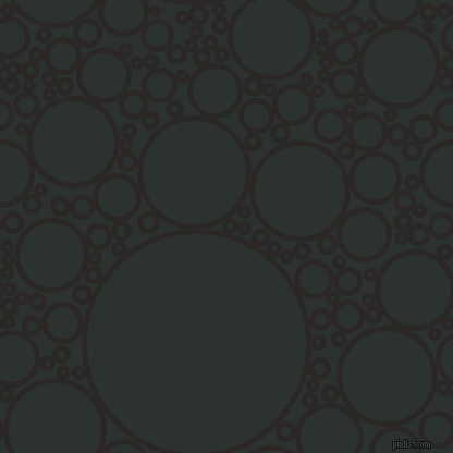 bubbles, circles, sponge, big, medium, small, 5 pixel line width, Bokara Grey and Woodsmoke circles bubbles sponge soap seamless tileable
