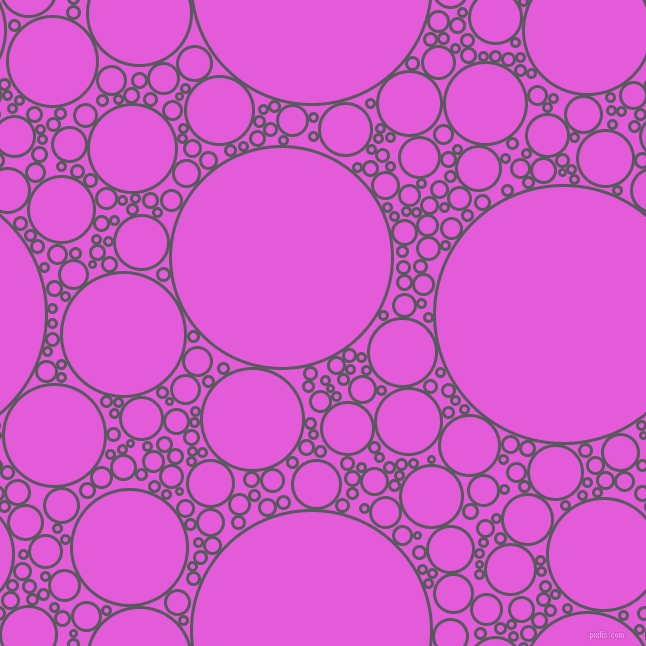 bubbles, circles, sponge, big, medium, small, 3 pixel line width, Bright Grey and Free Speech Magenta circles bubbles sponge soap seamless tileable