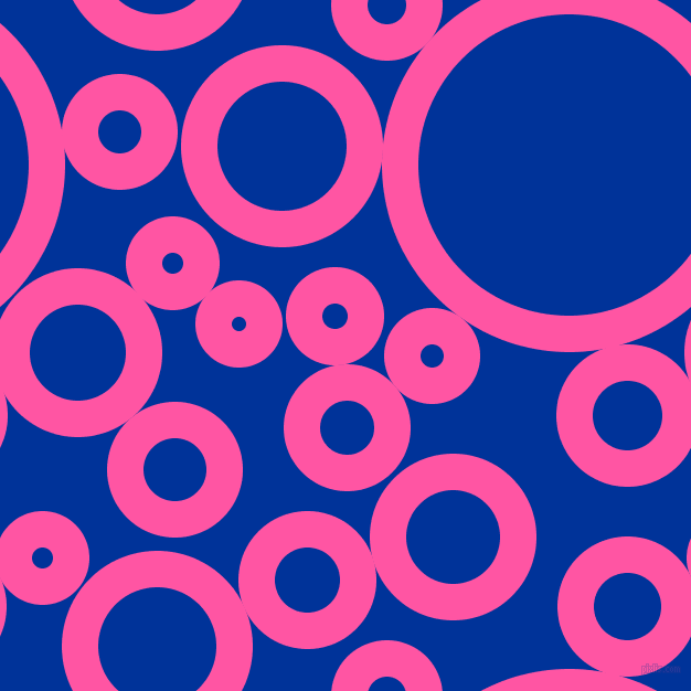 bubbles, circles, sponge, big, medium, small, 33 pixel line width, Brilliant Rose and Smalt circles bubbles sponge soap seamless tileable