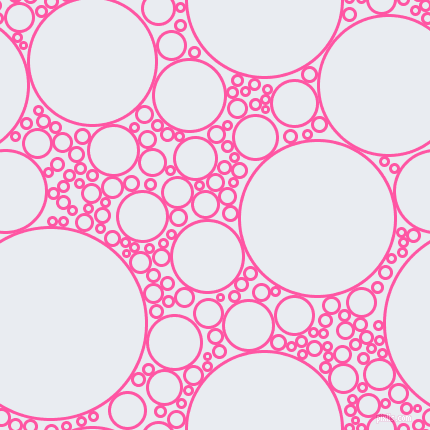 bubbles, circles, sponge, big, medium, small, 3 pixel line width, Brilliant Rose and Solitude circles bubbles sponge soap seamless tileable