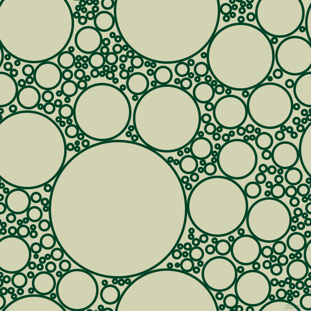 bubbles, circles, sponge, big, medium, small, 5 pixel line width, British Racing Green and Orinoco circles bubbles sponge soap seamless tileable