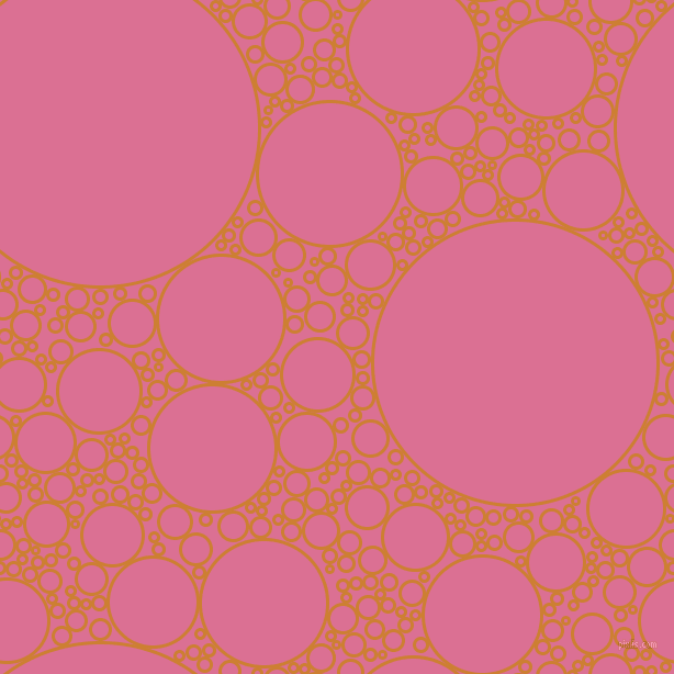bubbles, circles, sponge, big, medium, small, 3 pixel line width, Bronze and Pale Violet Red circles bubbles sponge soap seamless tileable