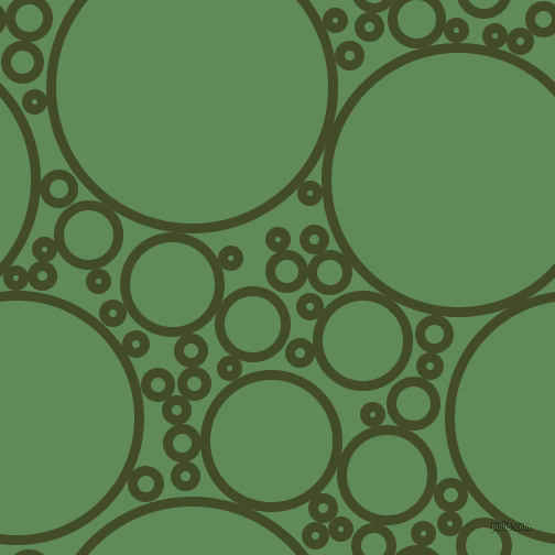 bubbles, circles, sponge, big, medium, small, 9 pixel line width, Bronzetone and Hippie Green circles bubbles sponge soap seamless tileable