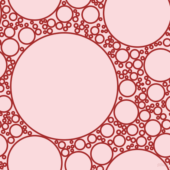 bubbles, circles, sponge, big, medium, small, 5 pixel line width, Brown and Pale Pink circles bubbles sponge soap seamless tileable