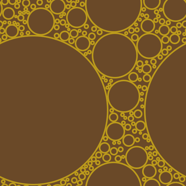 bubbles, circles, sponge, big, medium, small, 5 pixel line width, Buddha Gold and Cafe Royale circles bubbles sponge soap seamless tileable