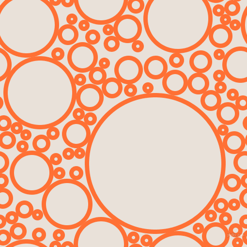 bubbles, circles, sponge, big, medium, small, 9 pixel line width, Burnt Orange and Spring Wood circles bubbles sponge soap seamless tileable