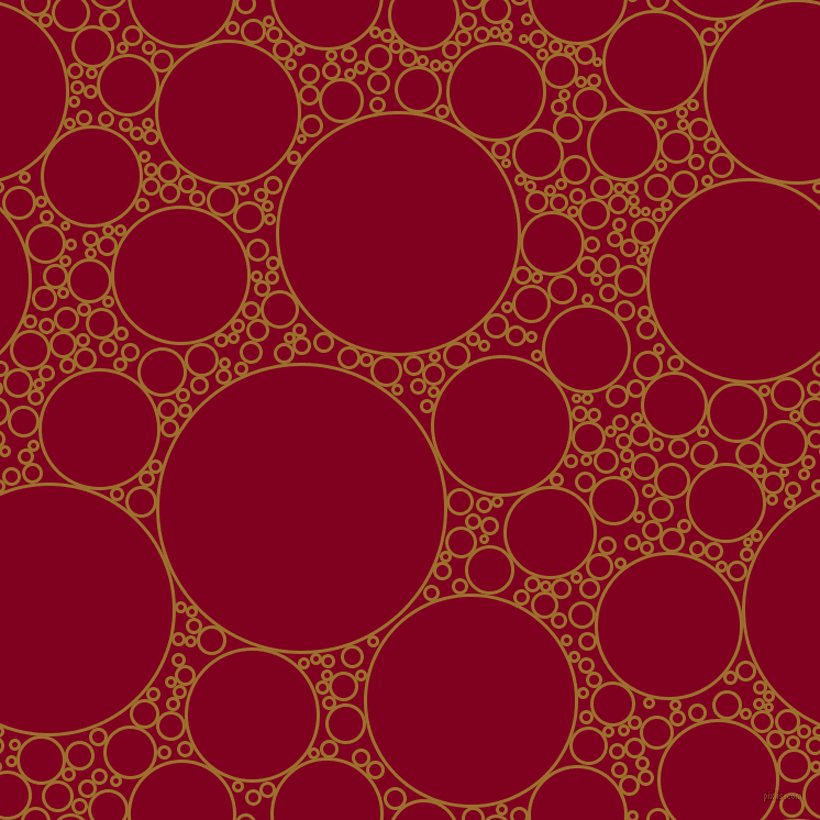 bubbles, circles, sponge, big, medium, small, 3 pixel line width, Buttered Rum and Burgundy circles bubbles sponge soap seamless tileable
