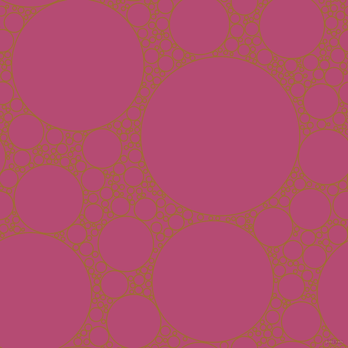 bubbles, circles, sponge, big, medium, small, 2 pixel line width, Buttered Rum and Royal Heath circles bubbles sponge soap seamless tileable