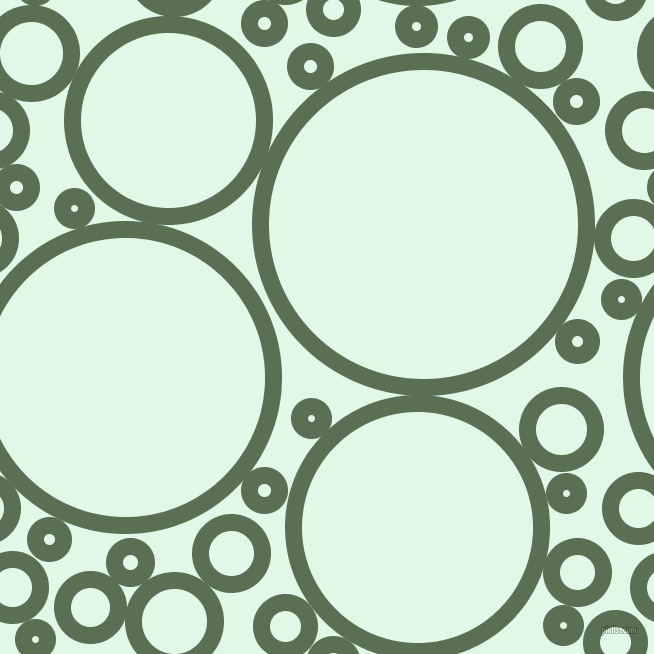 bubbles, circles, sponge, big, medium, small, 17 pixel line width, Cactus and Cosmic Latte circles bubbles sponge soap seamless tileable