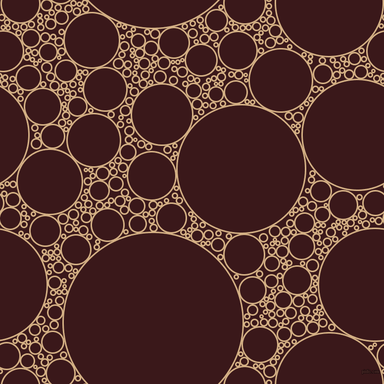 bubbles, circles, sponge, big, medium, small, 3 pixel line width, Calico and Rustic Red circles bubbles sponge soap seamless tileable