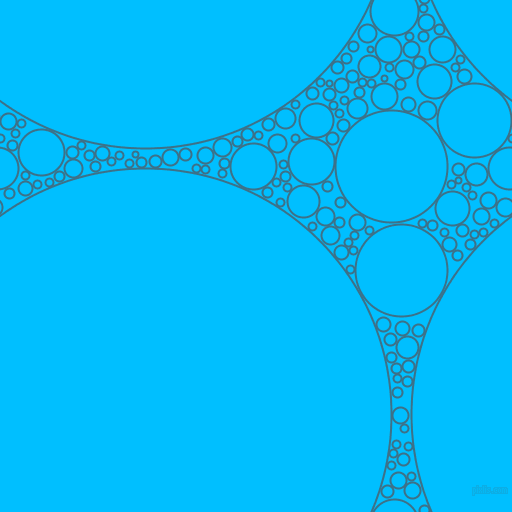 bubbles, circles, sponge, big, medium, small, 2 pixel line width, Calypso and Deep Sky Blue circles bubbles sponge soap seamless tileable