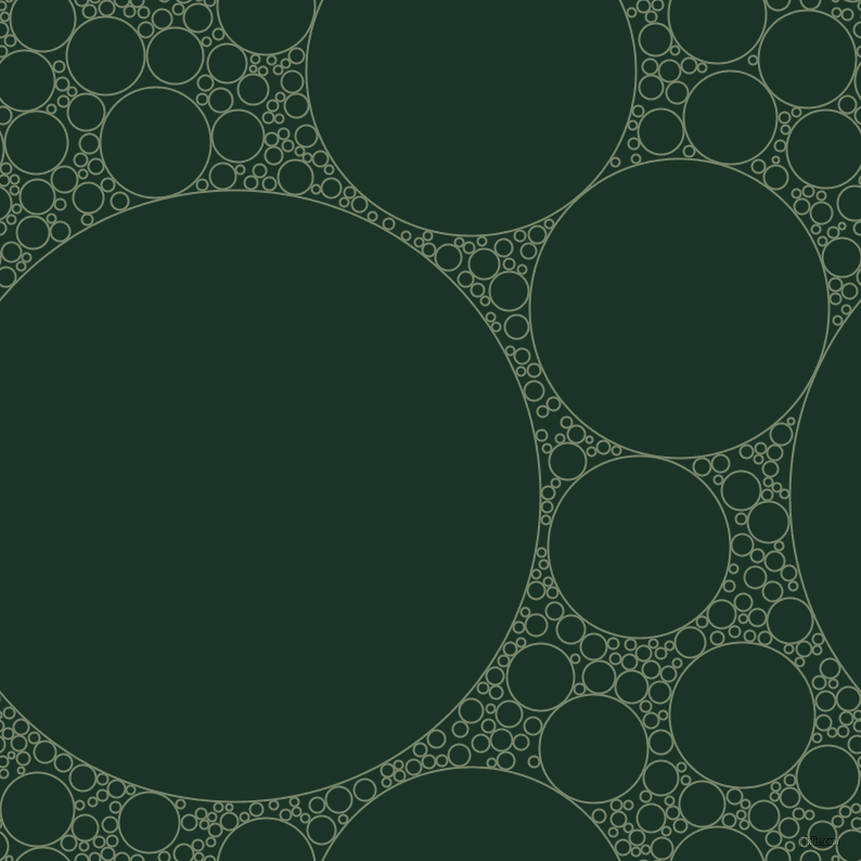 bubbles, circles, sponge, big, medium, small, 2 pixel line width, Camouflage Green and Cardin Green circles bubbles sponge soap seamless tileable