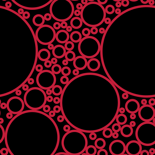bubbles, circles, sponge, big, medium, small, 9 pixel line width, Cardinal and Black circles bubbles sponge soap seamless tileable