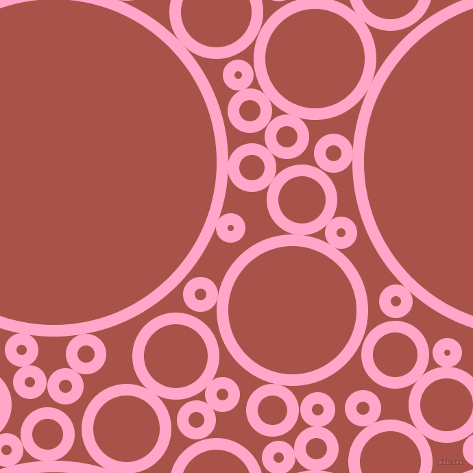 bubbles, circles, sponge, big, medium, small, 17 pixel line width, Carnation Pink and Apple Blossom circles bubbles sponge soap seamless tileable