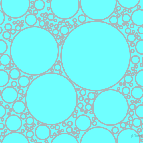 bubbles, circles, sponge, big, medium, small, 5 pixel line width, Casper and Baby Blue circles bubbles sponge soap seamless tileable