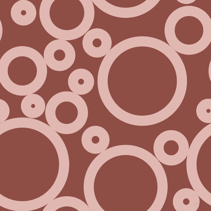 bubbles, circles, sponge, big, medium, small, 33 pixel line width, Cavern Pink and Matrix circles bubbles sponge soap seamless tileable