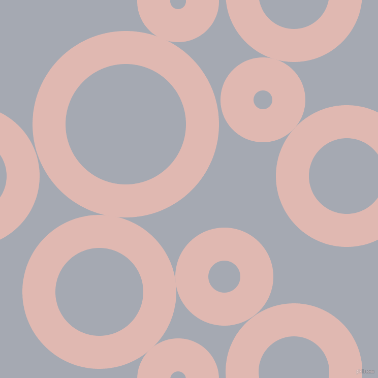 bubbles, circles, sponge, big, medium, small, 65 pixel line width, Cavern Pink and Mischka circles bubbles sponge soap seamless tileable