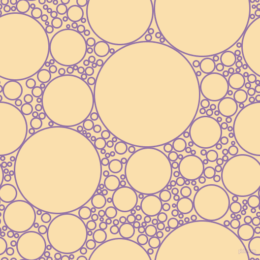 bubbles, circles, sponge, big, medium, small, 3 pixel line width, Ce Soir and Peach-Yellow circles bubbles sponge soap seamless tileable