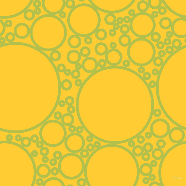 bubbles, circles, sponge, big, medium, small, 9 pixel line width, Celery and Sunglow circles bubbles sponge soap seamless tileable