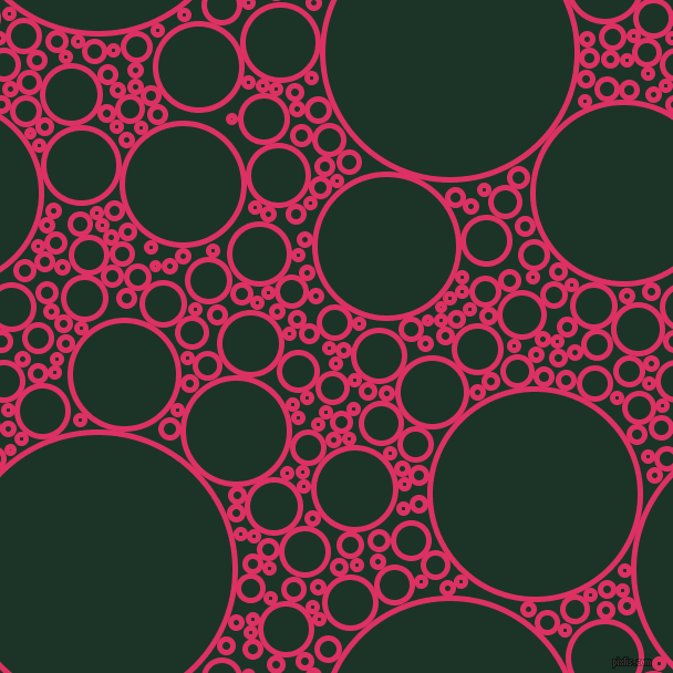 bubbles, circles, sponge, big, medium, small, 5 pixel line width, Cerise and Cardin Green circles bubbles sponge soap seamless tileable