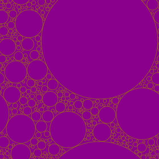bubbles, circles, sponge, big, medium, small, 2 pixel line width, Chelsea Gem and Dark Magenta circles bubbles sponge soap seamless tileable