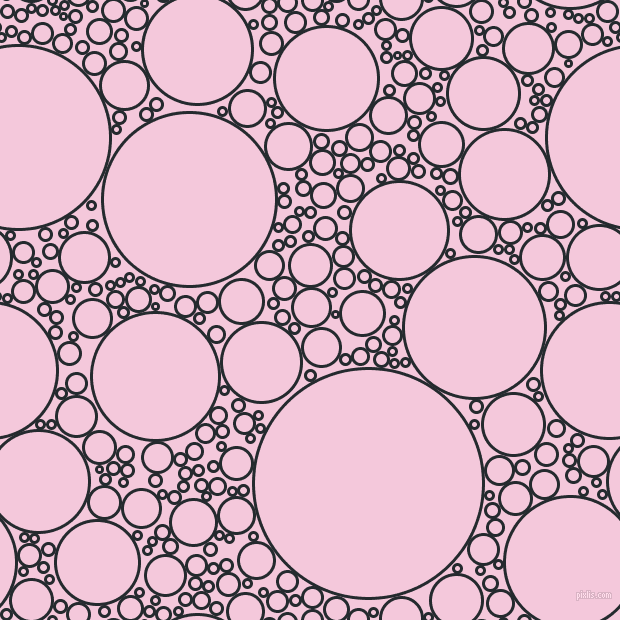bubbles, circles, sponge, big, medium, small, 3 pixel line width, Cinder and Classic Rose circles bubbles sponge soap seamless tileable