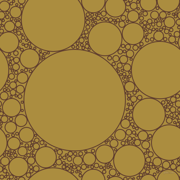 bubbles, circles, sponge, big, medium, small, 3 pixel line width, Cioccolato and Luxor Gold circles bubbles sponge soap seamless tileable