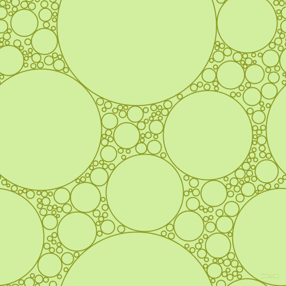 bubbles, circles, sponge, big, medium, small, 2 pixel line width, Citron and Reef circles bubbles sponge soap seamless tileable