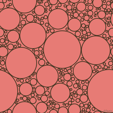 bubbles, circles, sponge, big, medium, small, 3 pixel line width, Clinker and Geraldine circles bubbles sponge soap seamless tileable