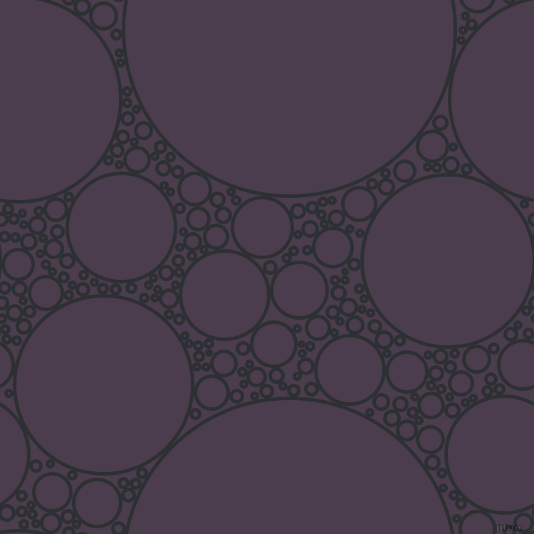 bubbles, circles, sponge, big, medium, small, 5 pixel line width, Cod Grey and Bossanova circles bubbles sponge soap seamless tileable