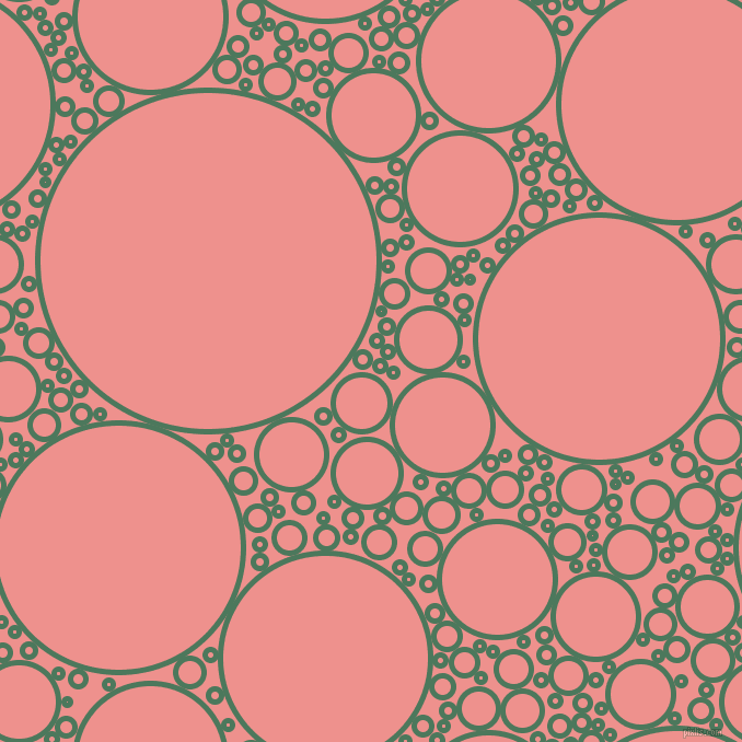 bubbles, circles, sponge, big, medium, small, 5 pixel line width, Como and Sweet Pink circles bubbles sponge soap seamless tileable