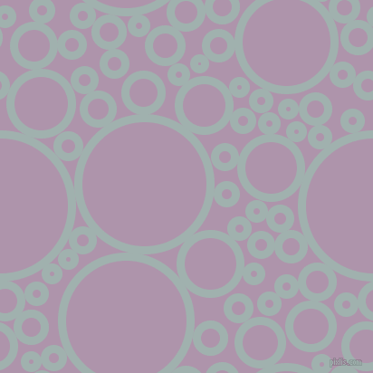 bubbles, circles, sponge, big, medium, small, 9 pixel line width, Conch and London Hue circles bubbles sponge soap seamless tileable